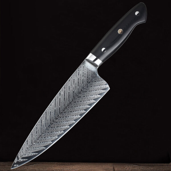 K0101C 8 Inch Japanese VG10 Damascus Chef Knife - Image 3