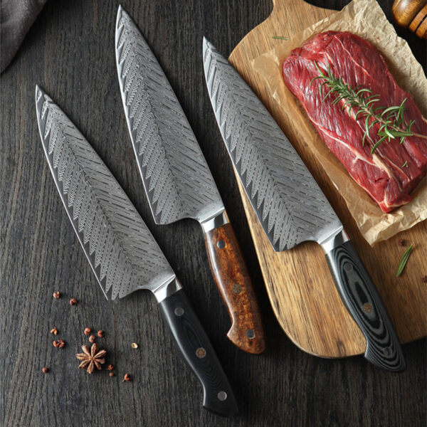 K0101C 8 Inch Japanese VG10 Damascus Chef Knife