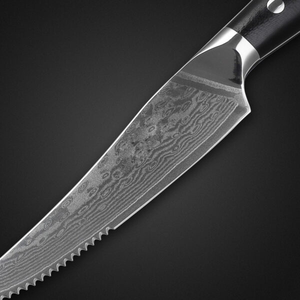 K0102I 4.5 Inch Japanese VG10 Damascus Steak Knife - Image 2